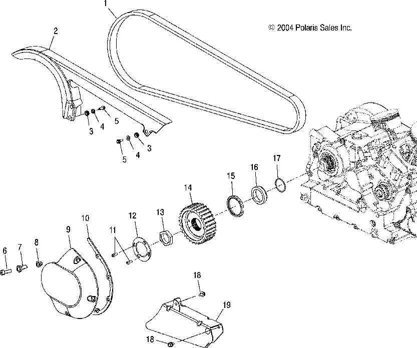 Front drive sprocket - v05ab16_ec16_gb16all options