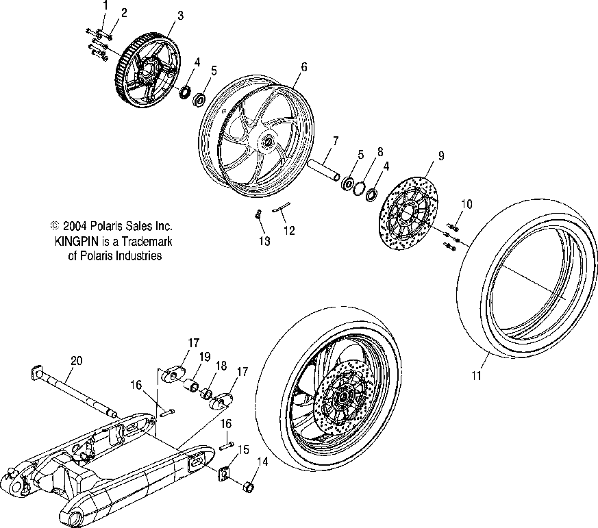 Rear wheel (billet) - v05cb16_dc16_all options