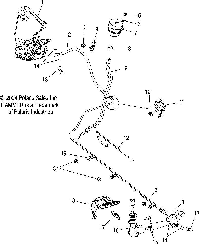 Rear brake - v05hb26