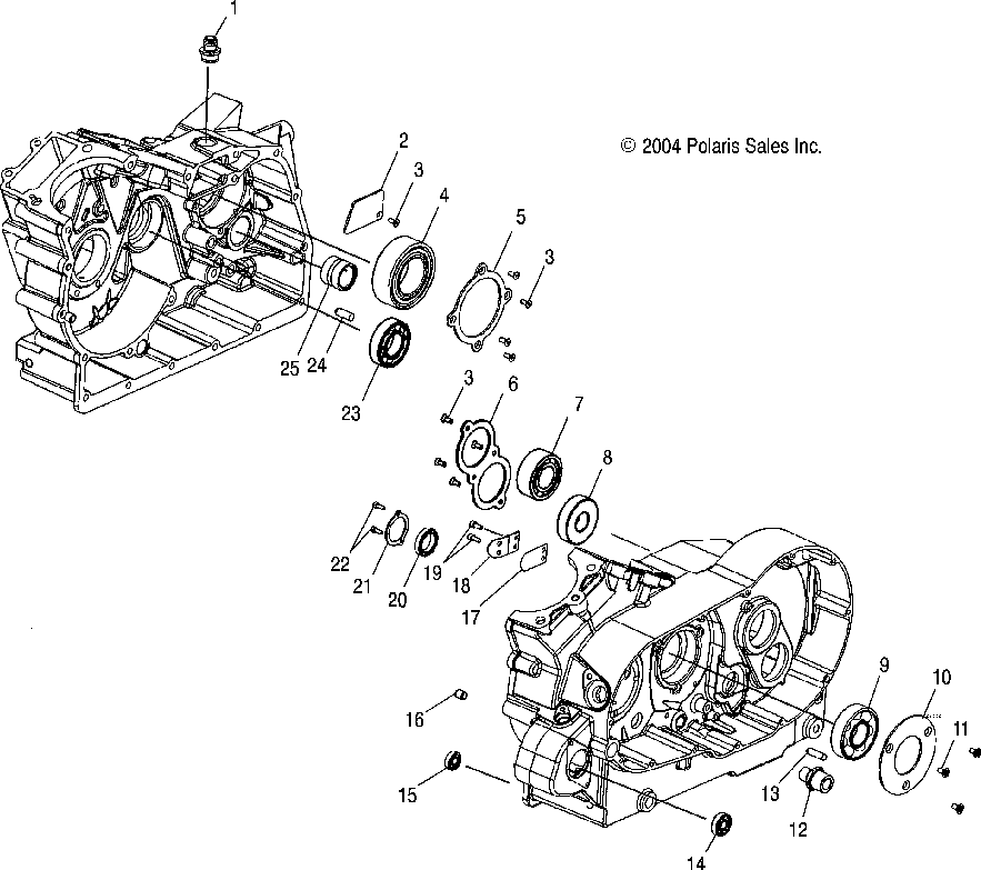 Crankcase bearings - v05tb16