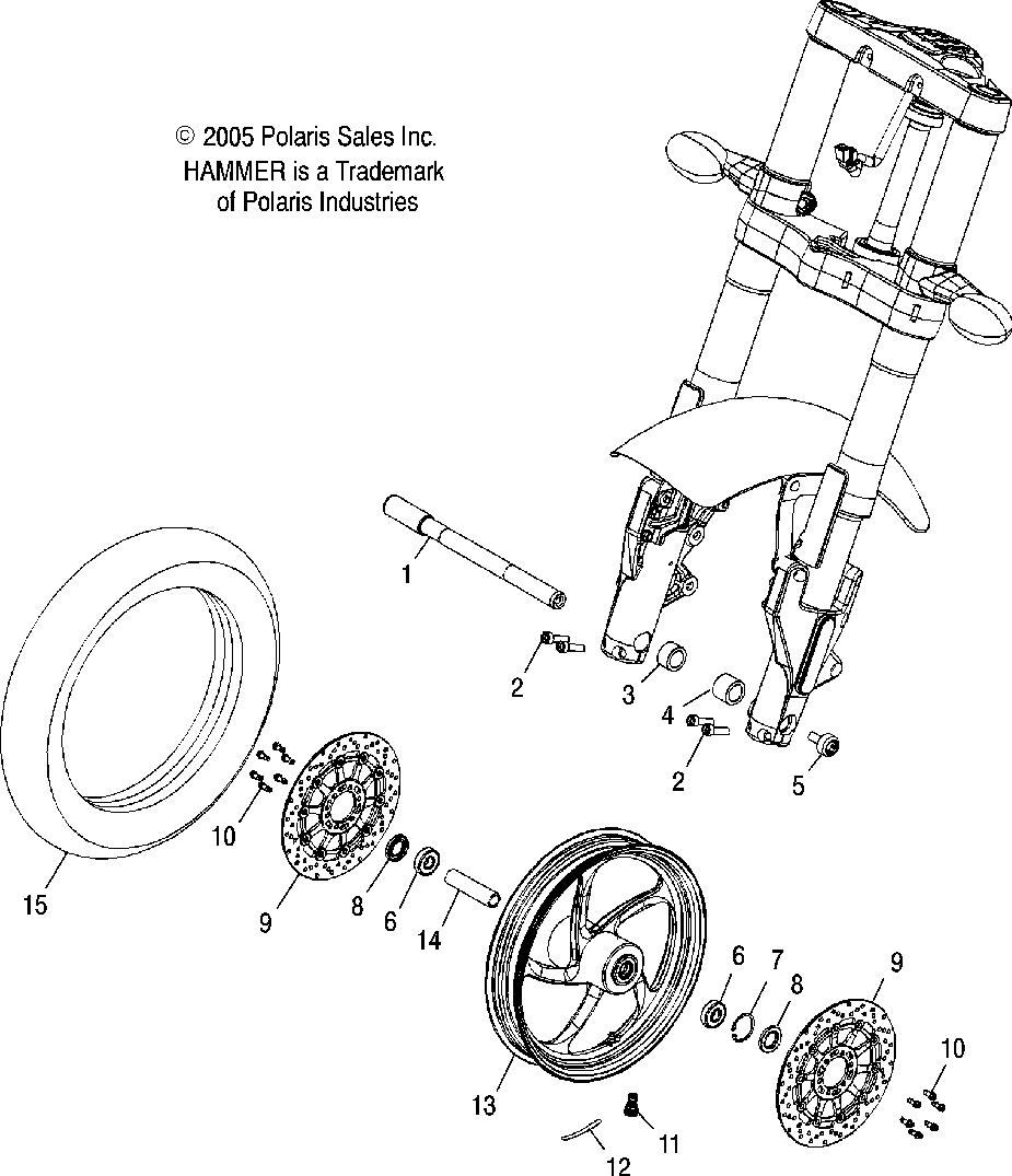 Wheel front (billet) - v06hb26_all options