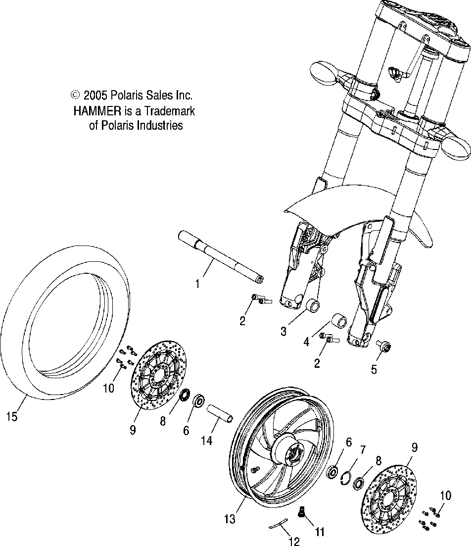 Wheel front (cast) - v06hb26_all options