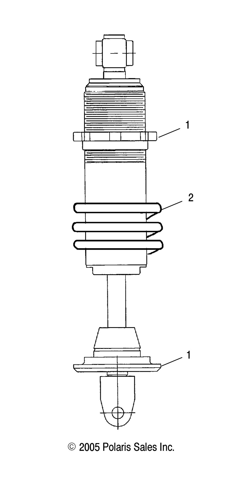 Suspension shock rear - v06xb26_bc26