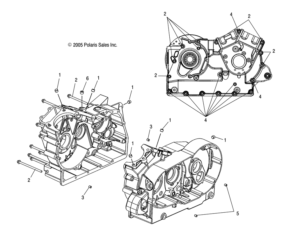 Engine crankcase - v06xb26_bc26