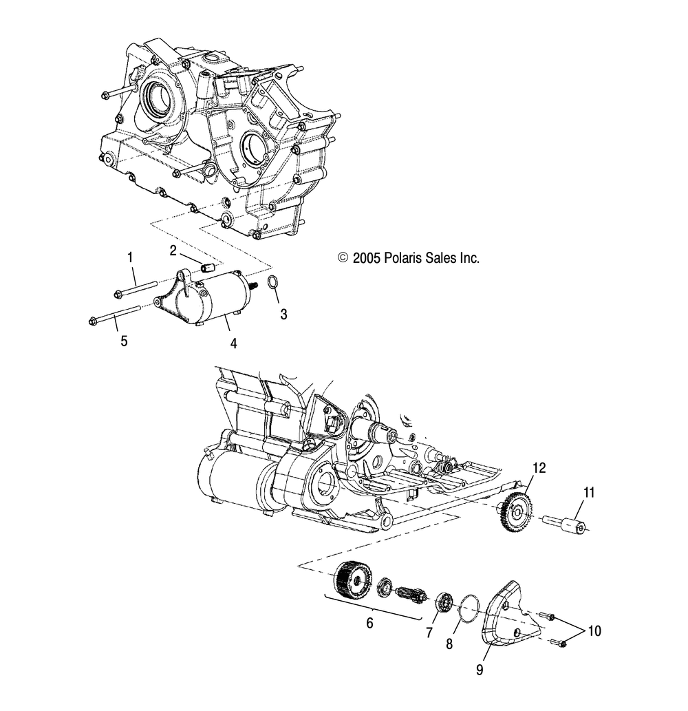 Engine starter motor - v06xb26_bc26