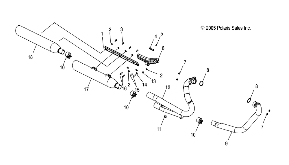 Engine exhaust system - v06xb26_bc26