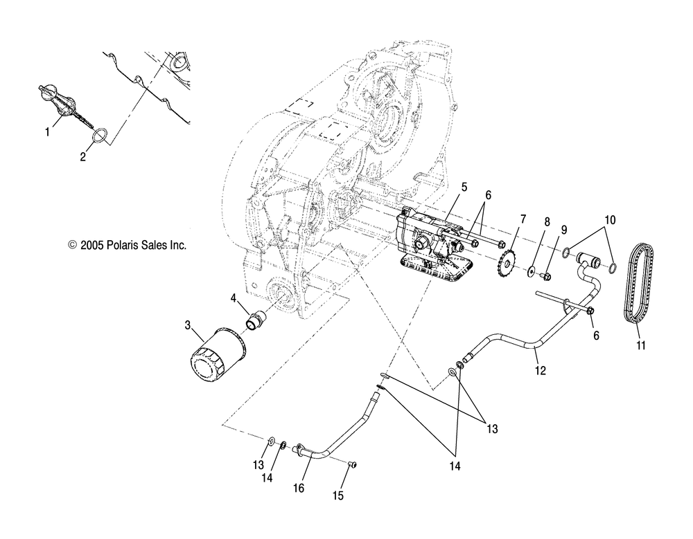 Engine oil pump mounting - v06xb26_bc26