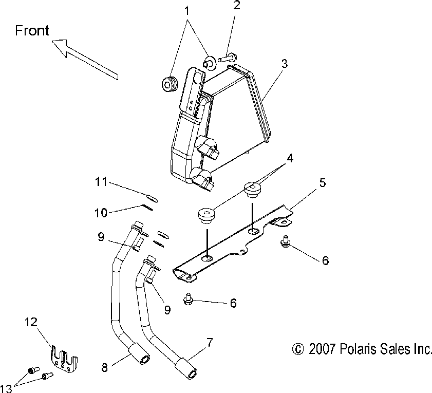 Engine oil cooling system - v08bc26_xb26