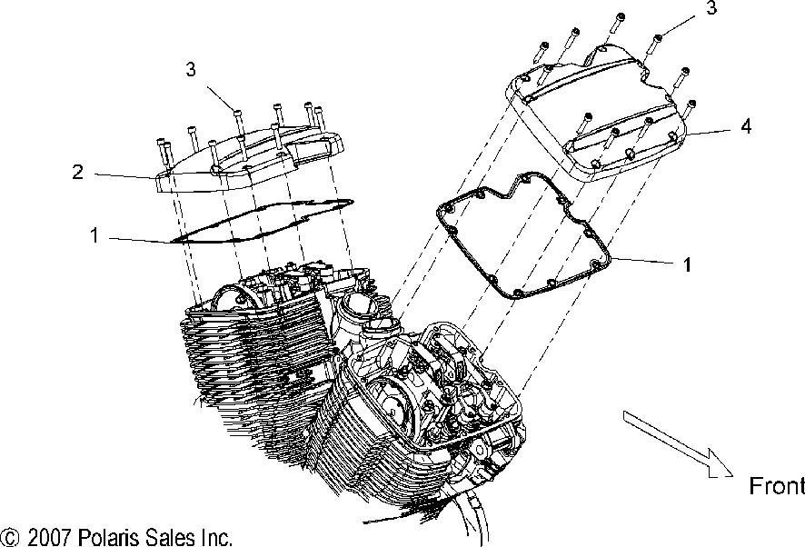 Engine valve covers - v08bc26_xb26