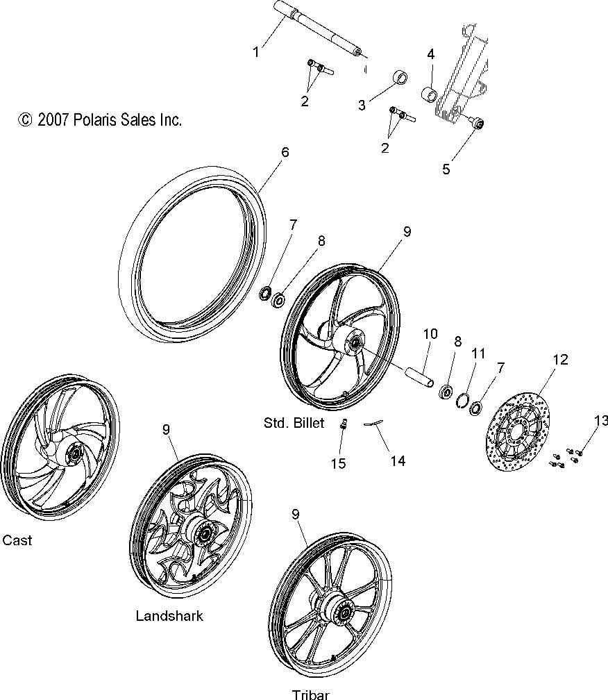 Wheels front - v08bc26_xb26 all options