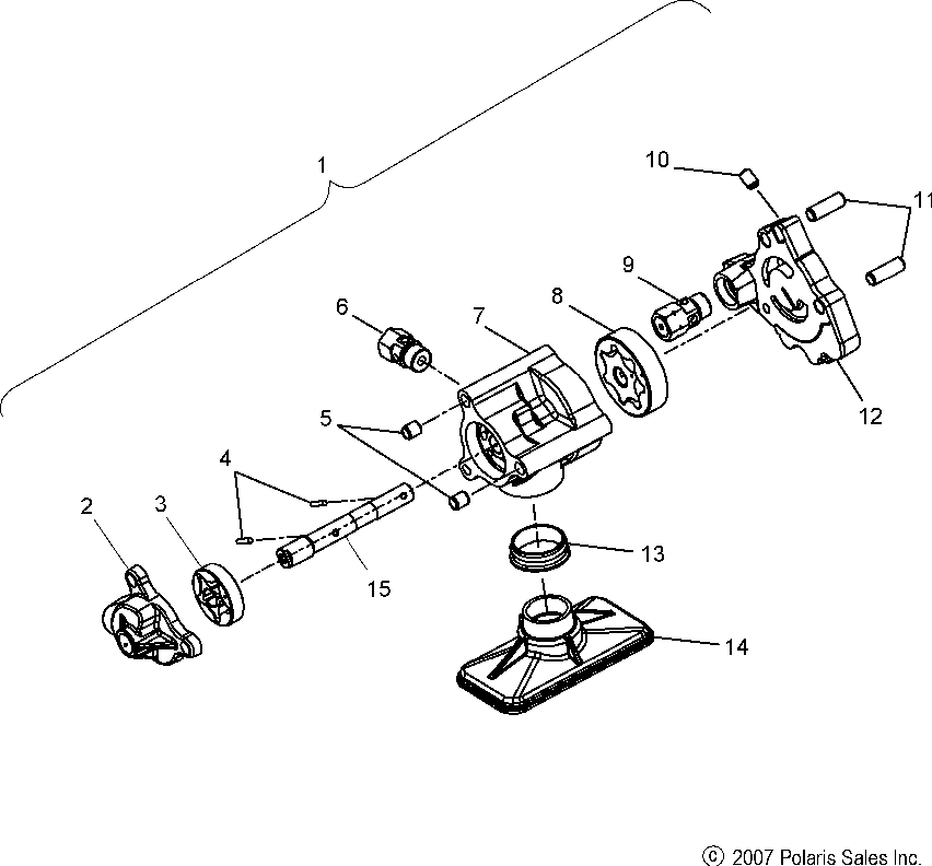 Engine oil pump asm. - v08bc26_xb26 all options