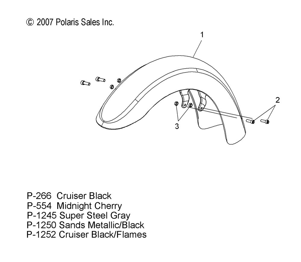 Body fender front - v08cb26_cd26_pb26