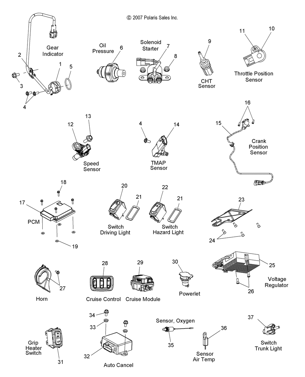 Electrical switches sensors and components - v08sb36_sd36 all options
