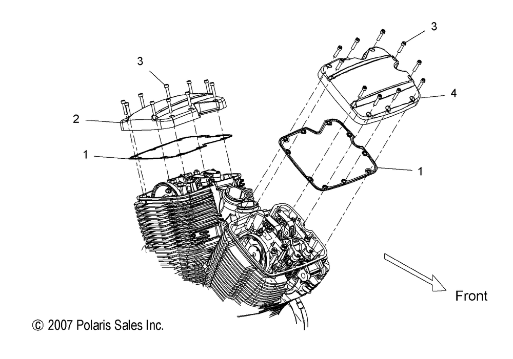 Engine valve covers - v10hb36dd_hs36dc_bb26da