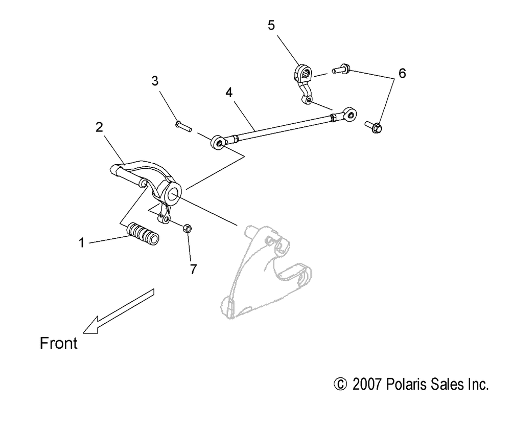 Drive train shift linkage - v14wb36