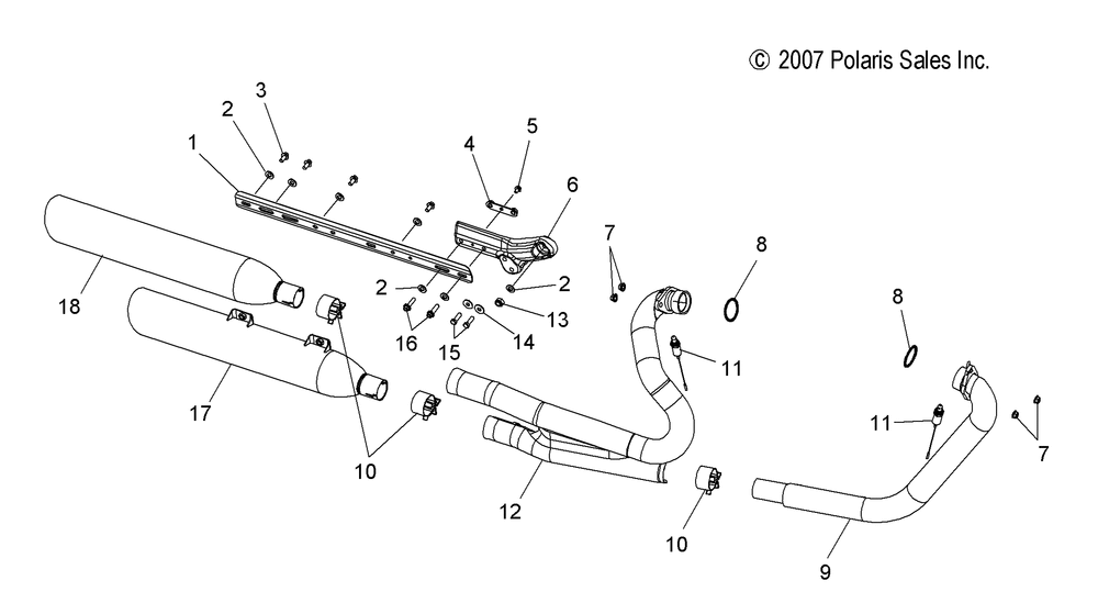 Engine exhaust - v11ga36_gb36_gc36