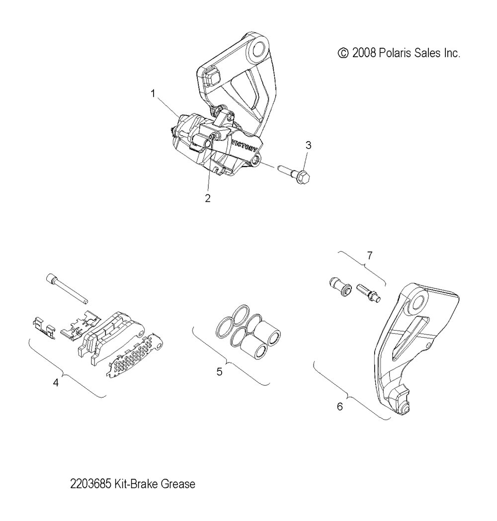 Brakes caliper rear - v09sb36_sc36_sd36_sz36 all options