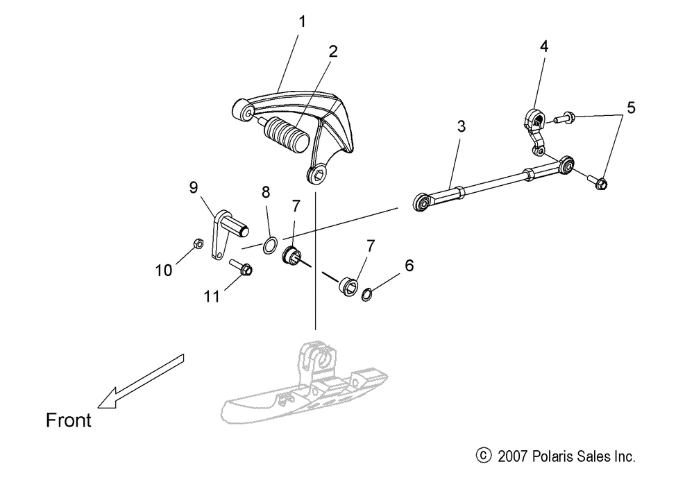 Drive train shift linkage - v09sb36_sc36_sd36_sz36 all options