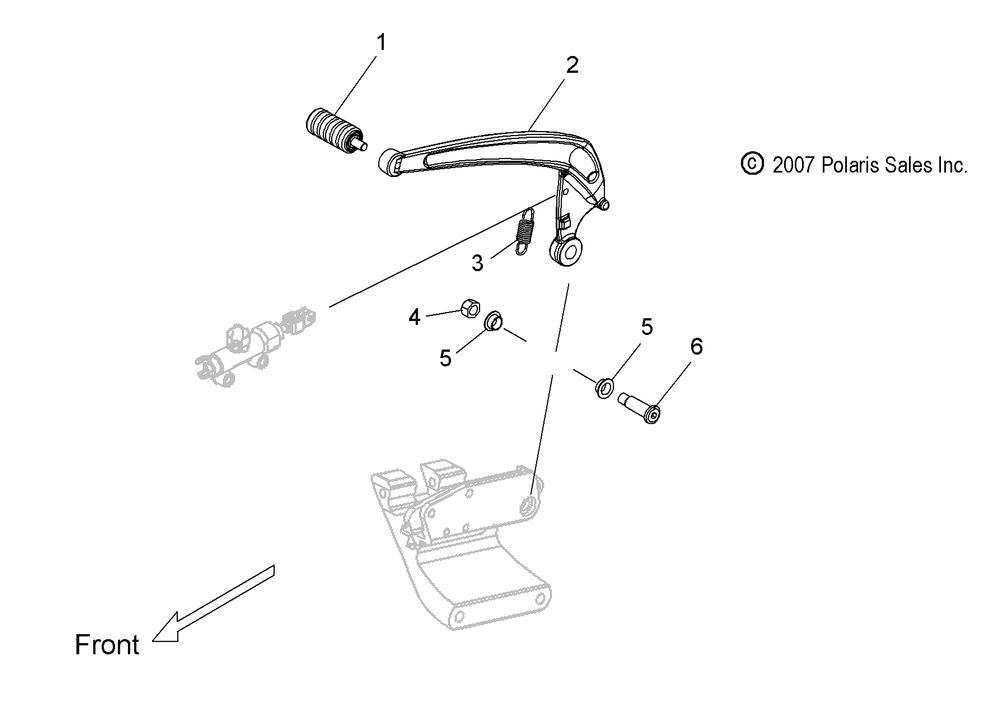 Brakes brake pedal - v09sb36_sc36_sd36_sz36 all options