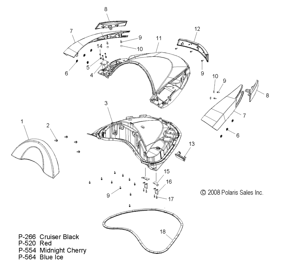 Body trunk lid asm. - v09sb36_sc36_sd36_sz36 all options