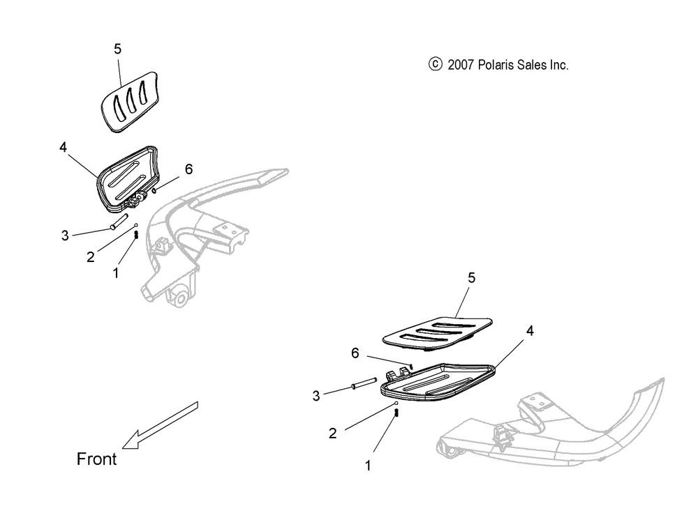 Chassis floorboard passenger - v09sb36_sc36_sd36_sz36 all options