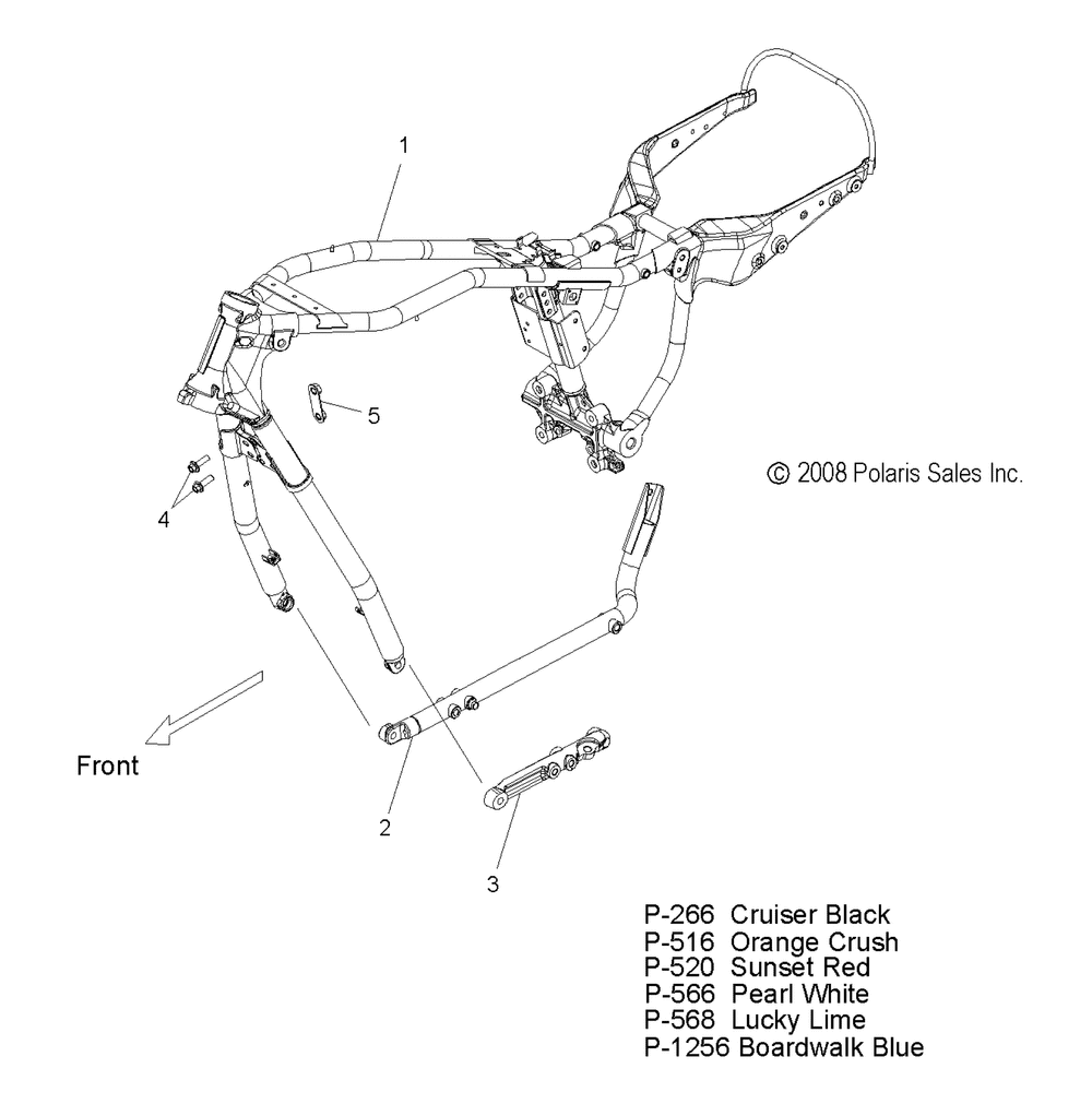 Chassis frame - v09xb36_xc36 all options