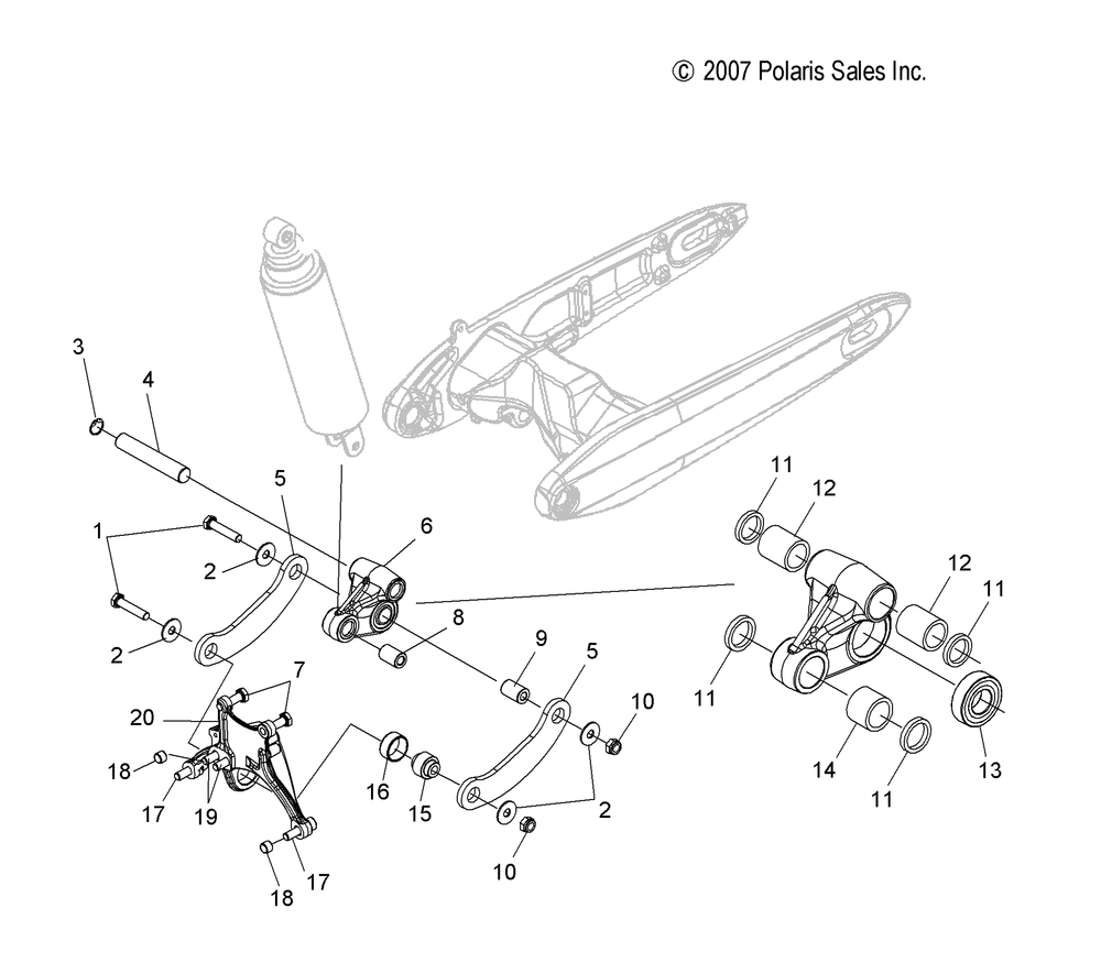 Suspension rear asm. - v09xb36_xc36 all options