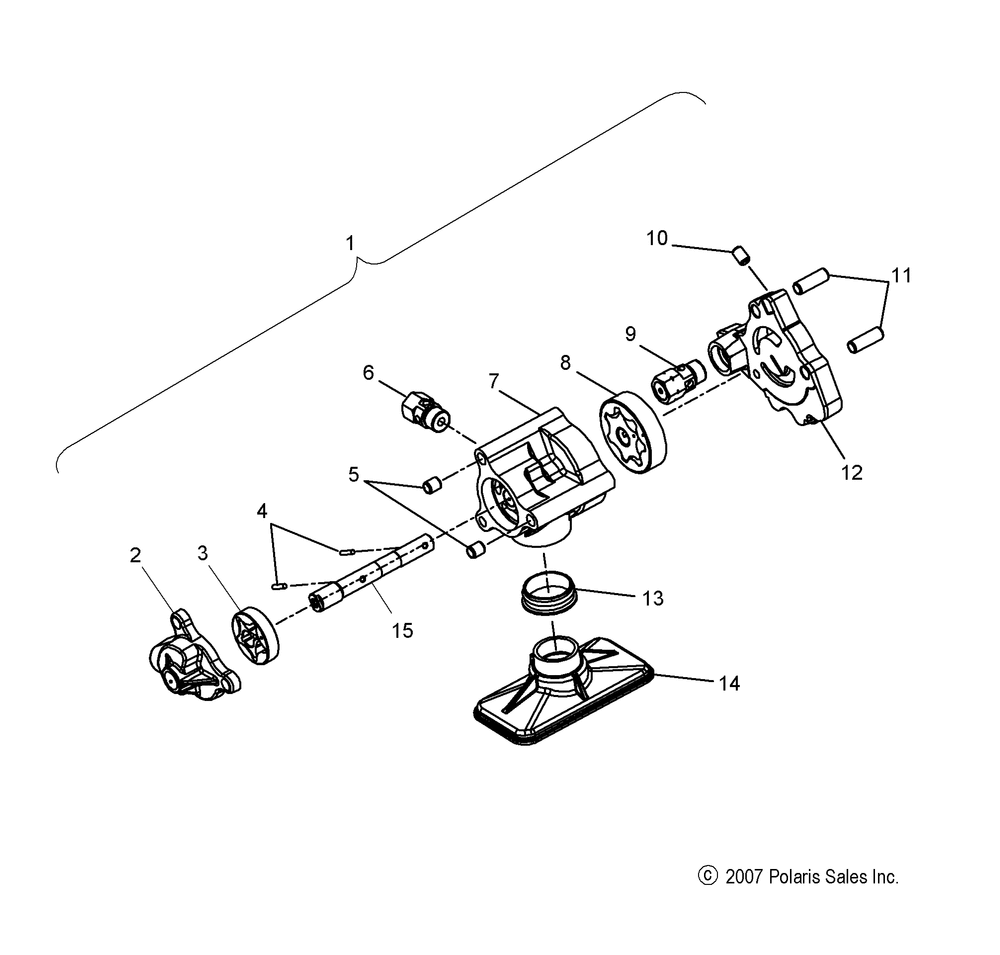 Engine oil pump asm. - v09xb36_xc36 all options