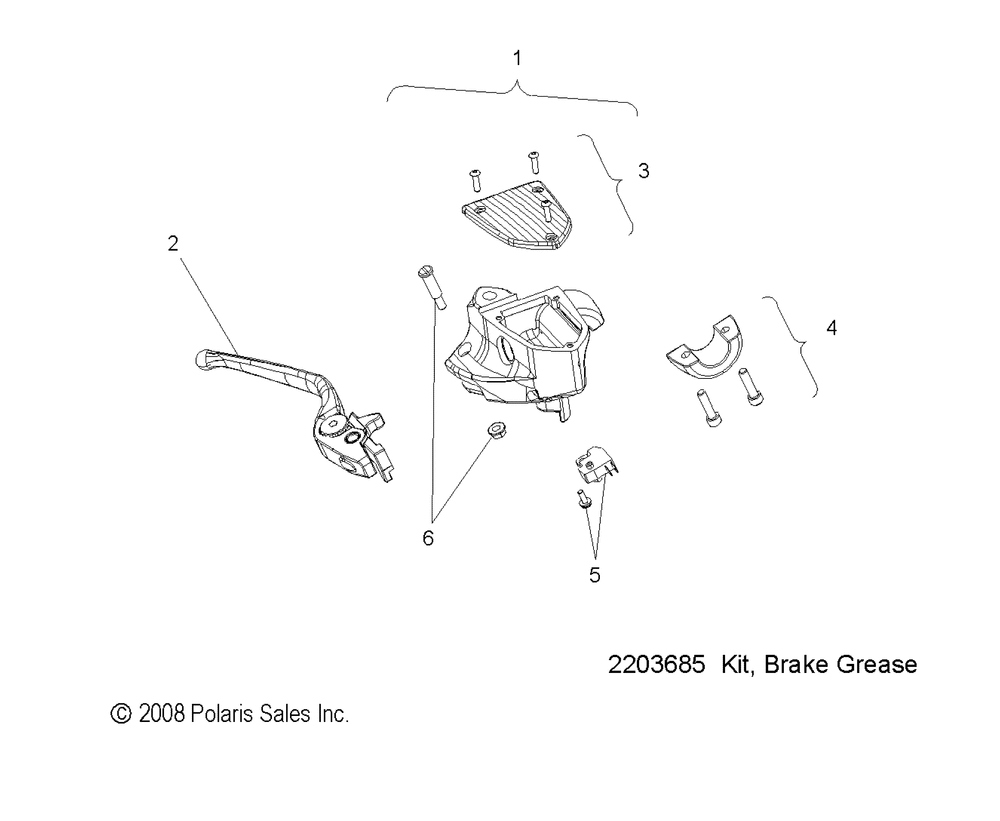 Brakes brake lever and master cylinder - v09xb36_xc36 all options