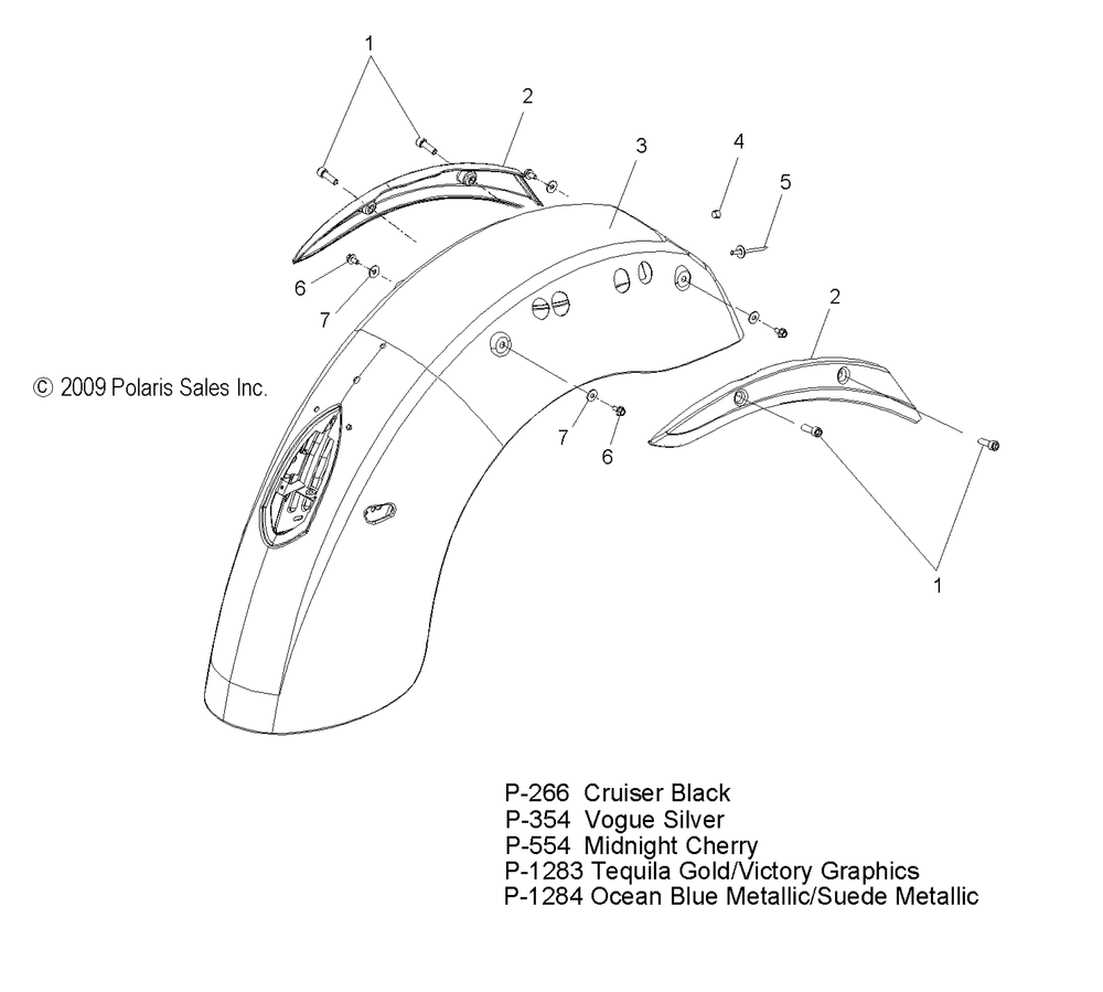 Body fender rear - v10cb26_pb26