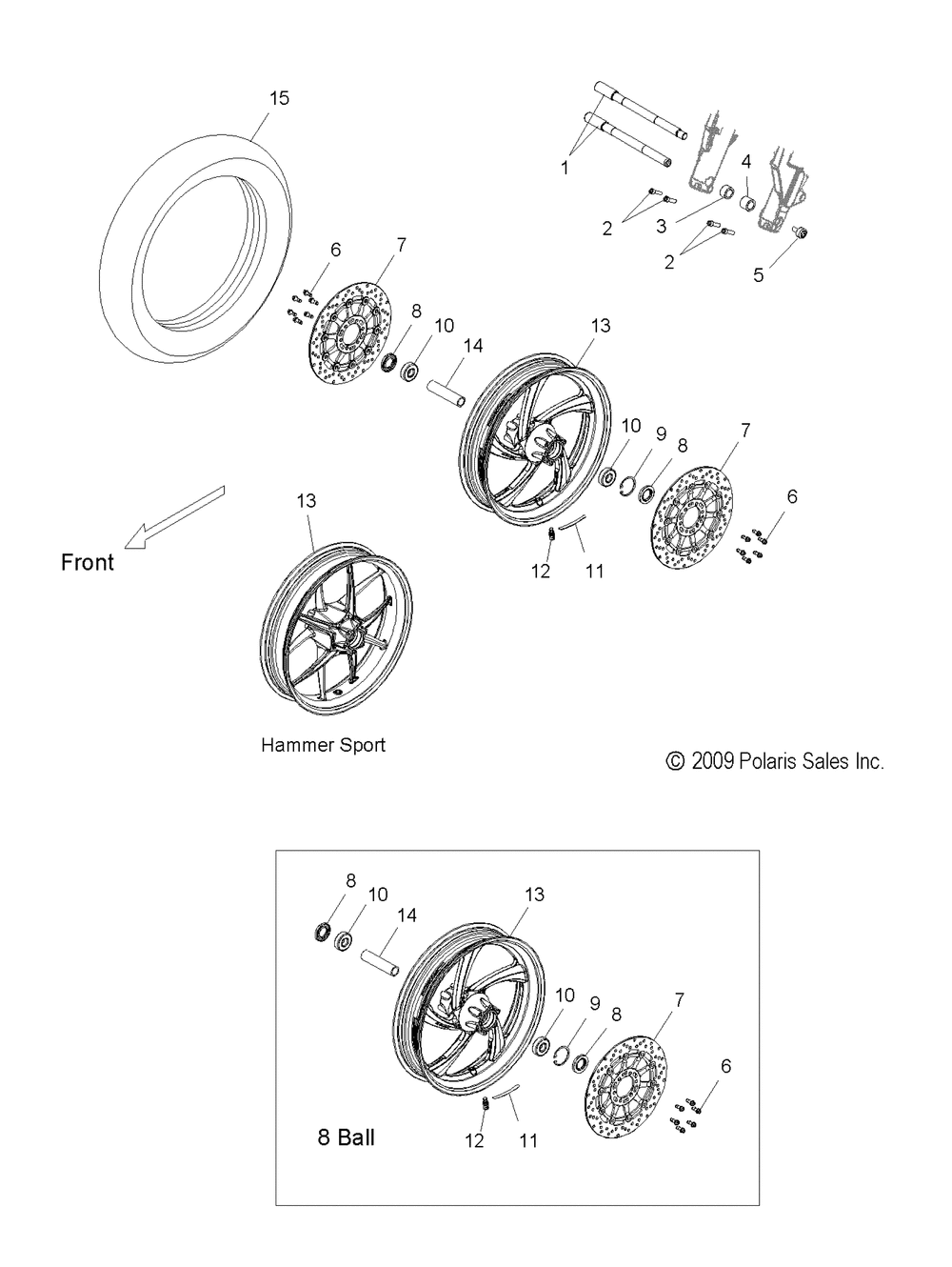 Wheels front - v10hb36dd_hs36dc_bb26da