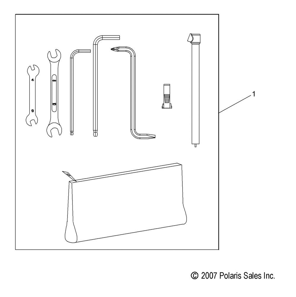 Tools tool kit - v08sb36_sd36