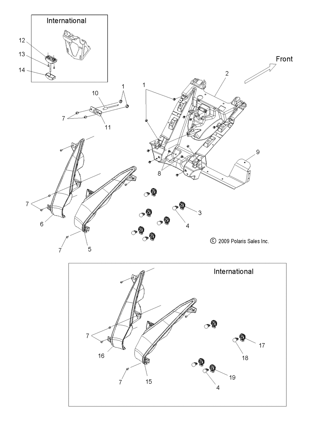 Electrical turn signal rear and taillight - v10sd36_sc36_vb36