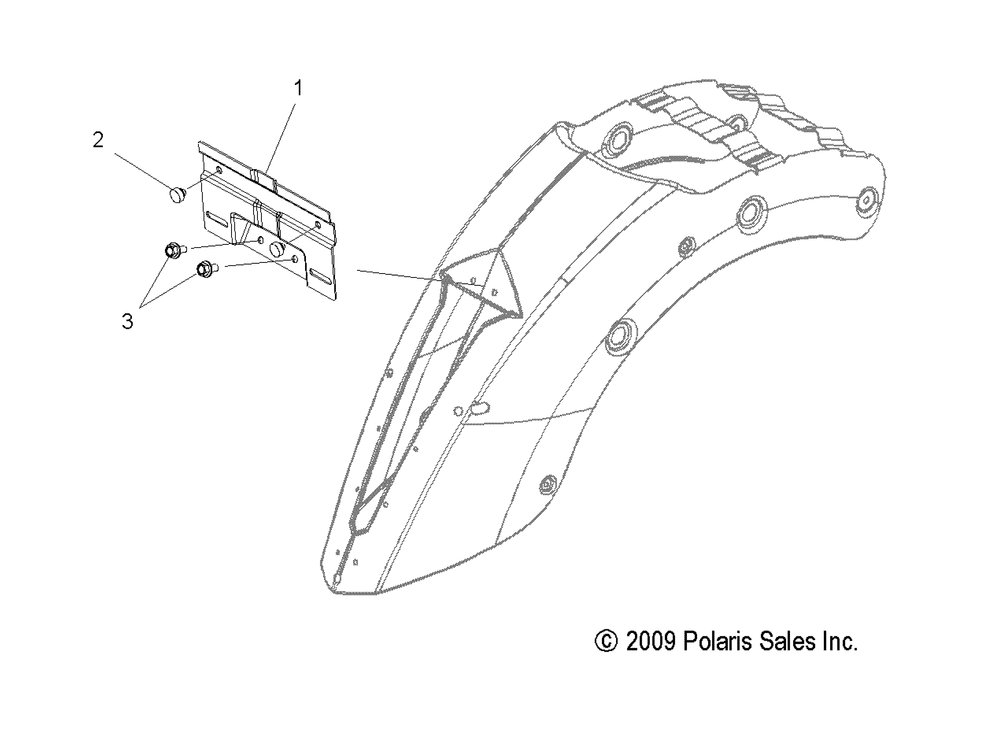 Chassis license plate mounting - v14ba36_bw36