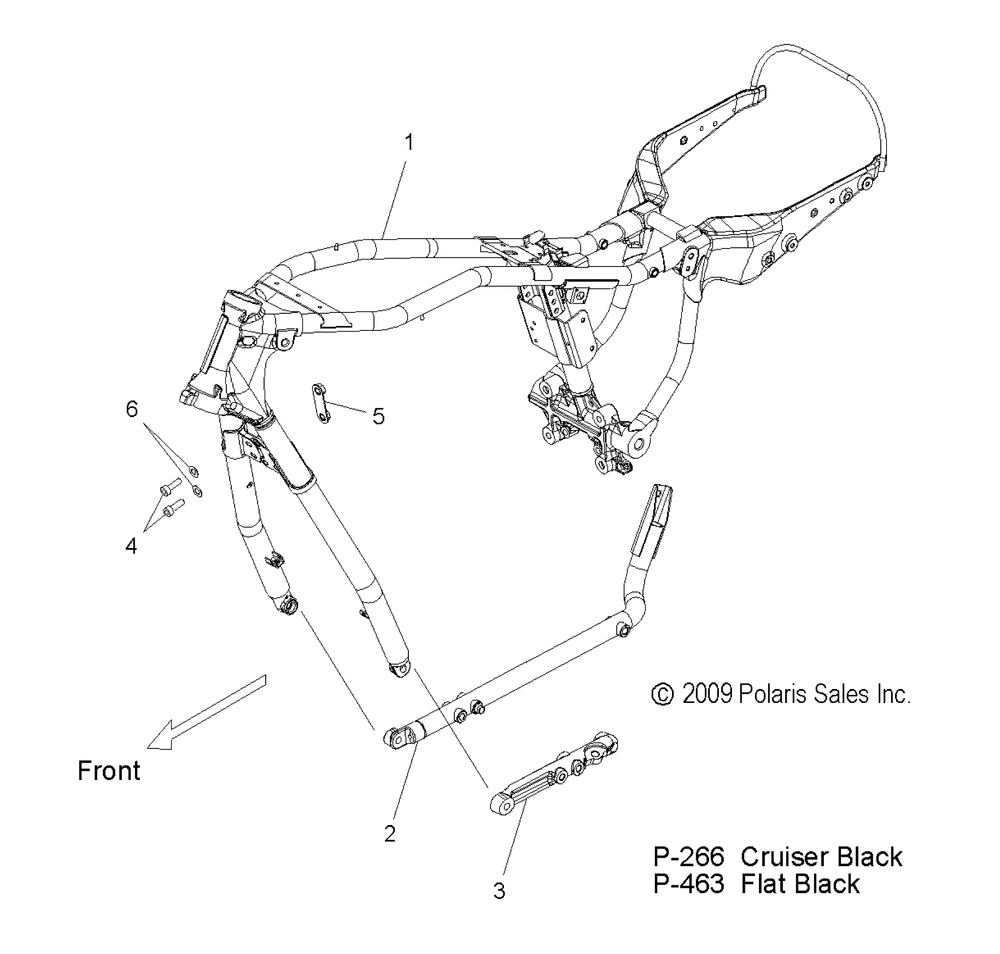 Chassis frame - v10hb36dd_hs36dc_bb26da