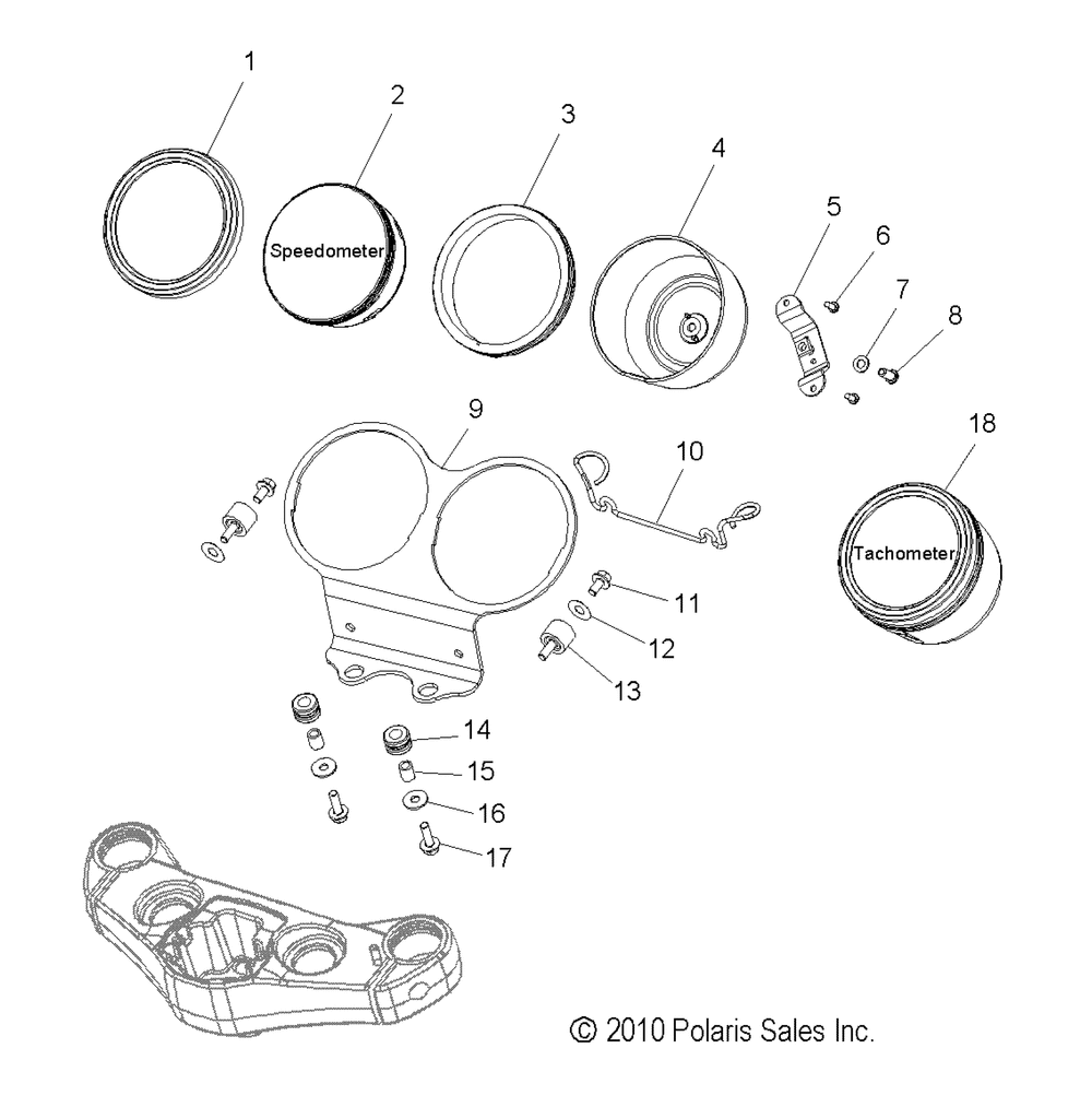 Electrical speedometer - v11ha36_hb36_hs36 all options