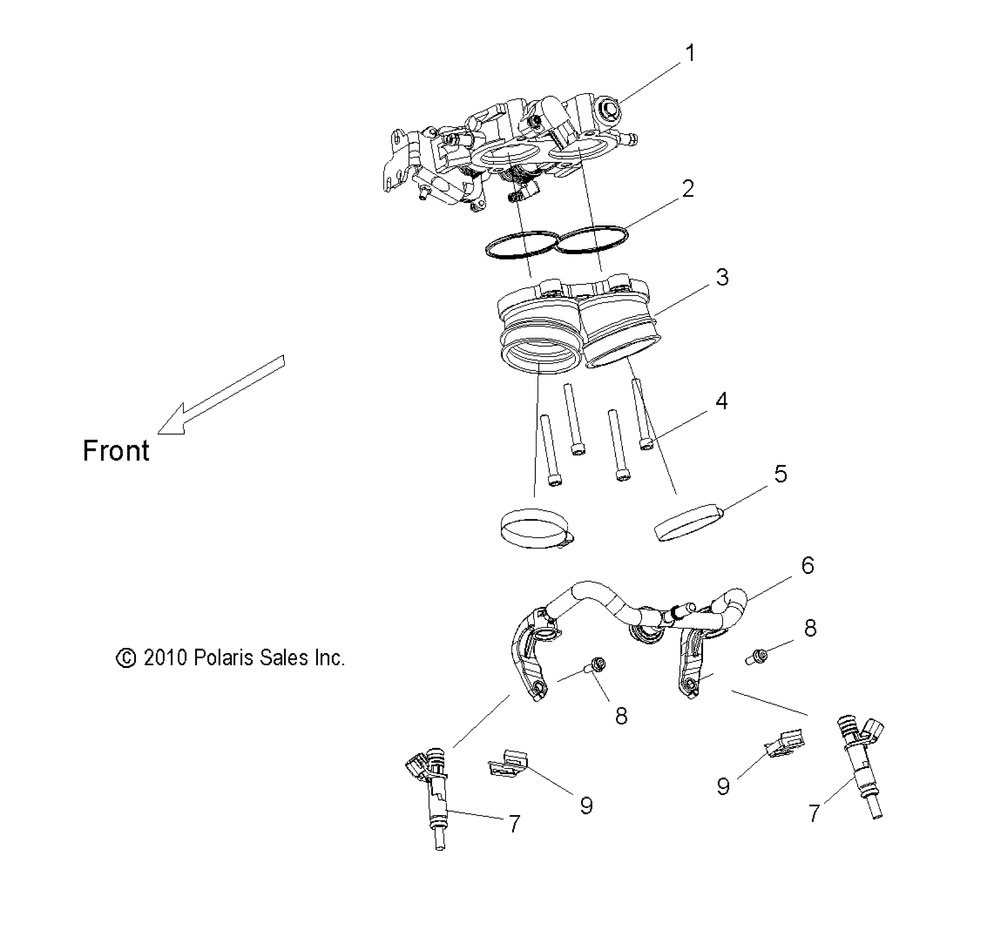 Engine throttle body asm. - v11xb36 all options