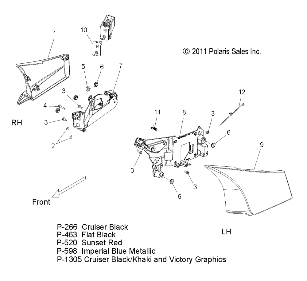 Body side cover - v12bw36_ew36