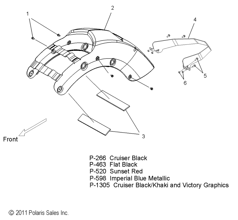 Body fender rear - v12bw36_ew36