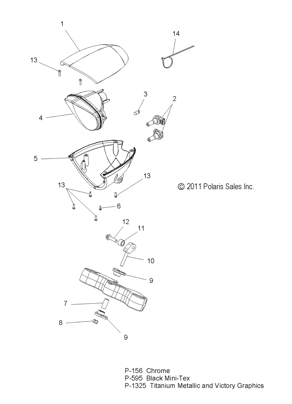 Electrical headlight - v12gb36_ga36_zb36