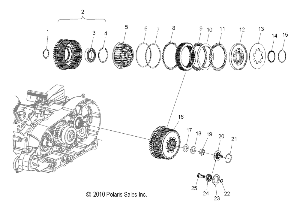 Drive train clutch - v12hs36_ha36 all options