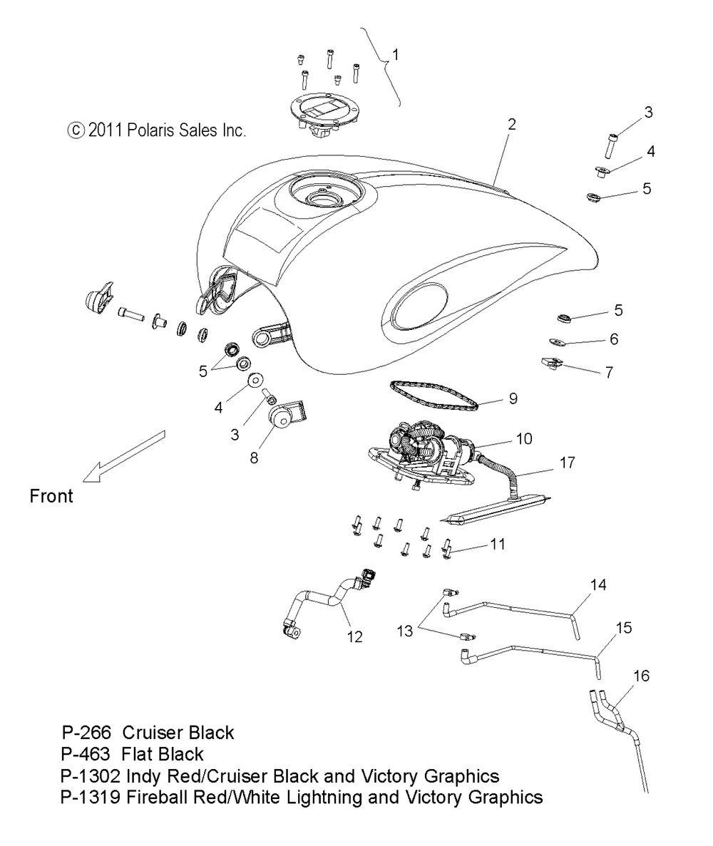 Body fuel tank - v12hs36_ha36 all options