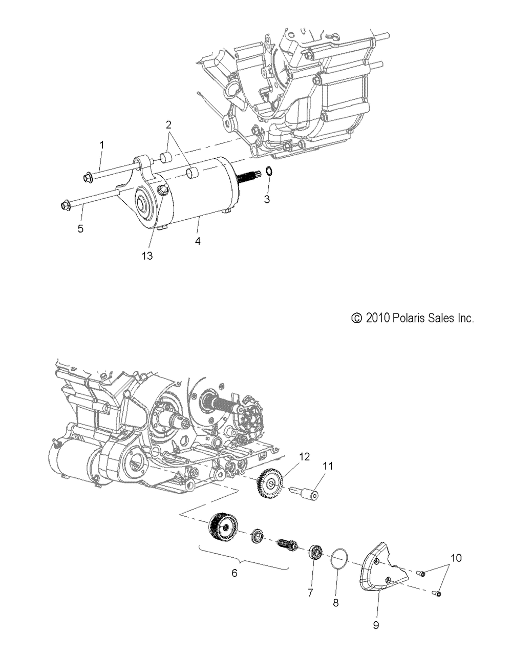 Engine starting system - v12hs36_ha36 all options