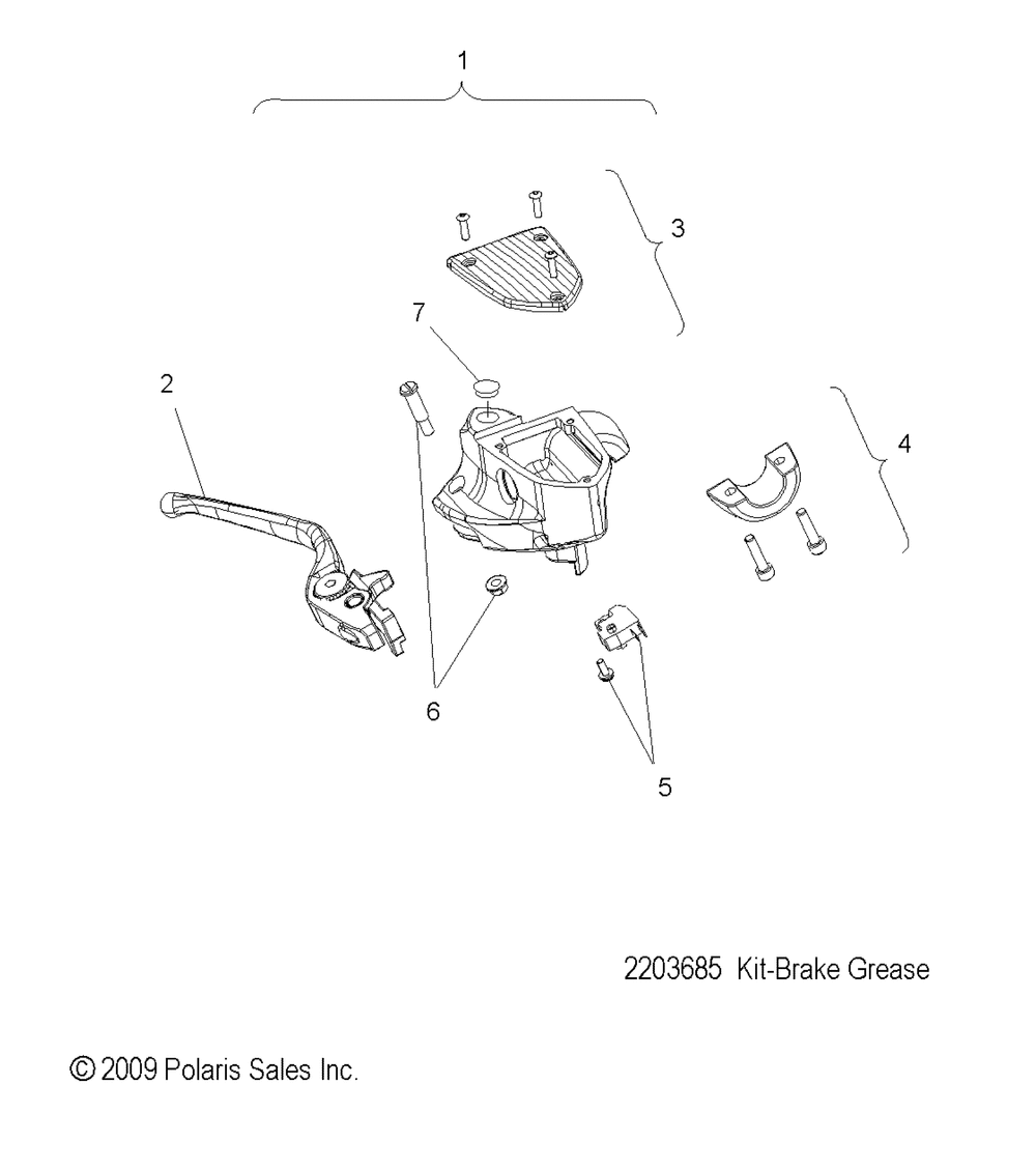 Brakes brake lever and master cylinder - v12sw36_aw36 all options