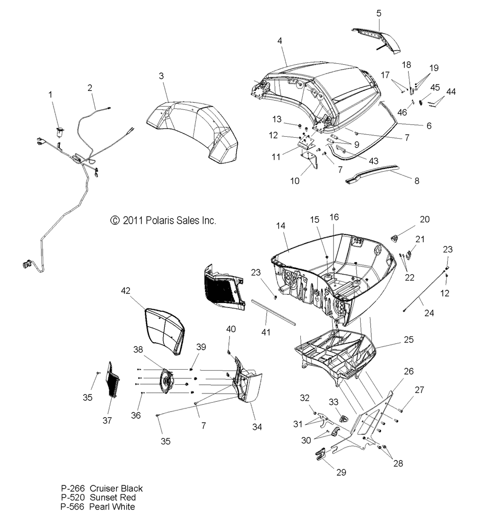 Body trunk asm. (accessory) - v12tw36_dw36_kw36