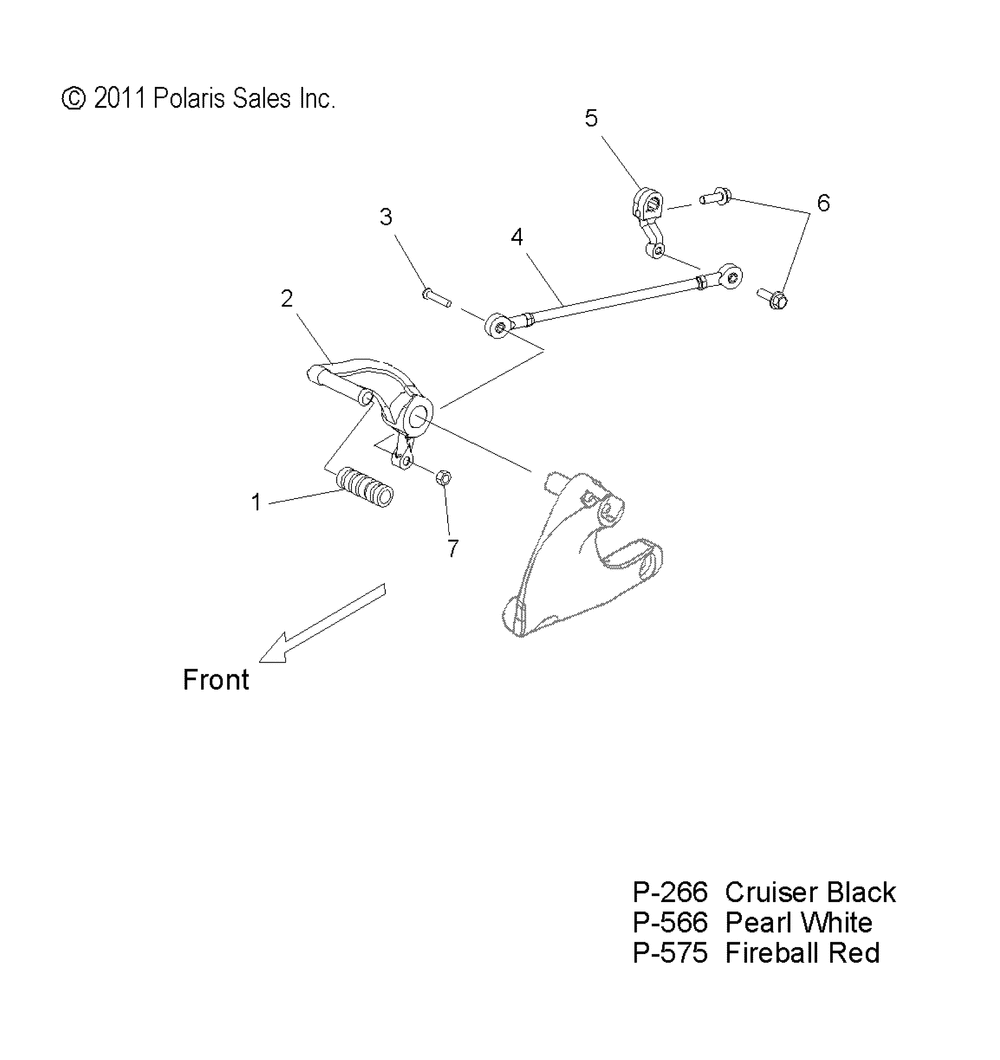 Drive train shift linkage - v12xb36