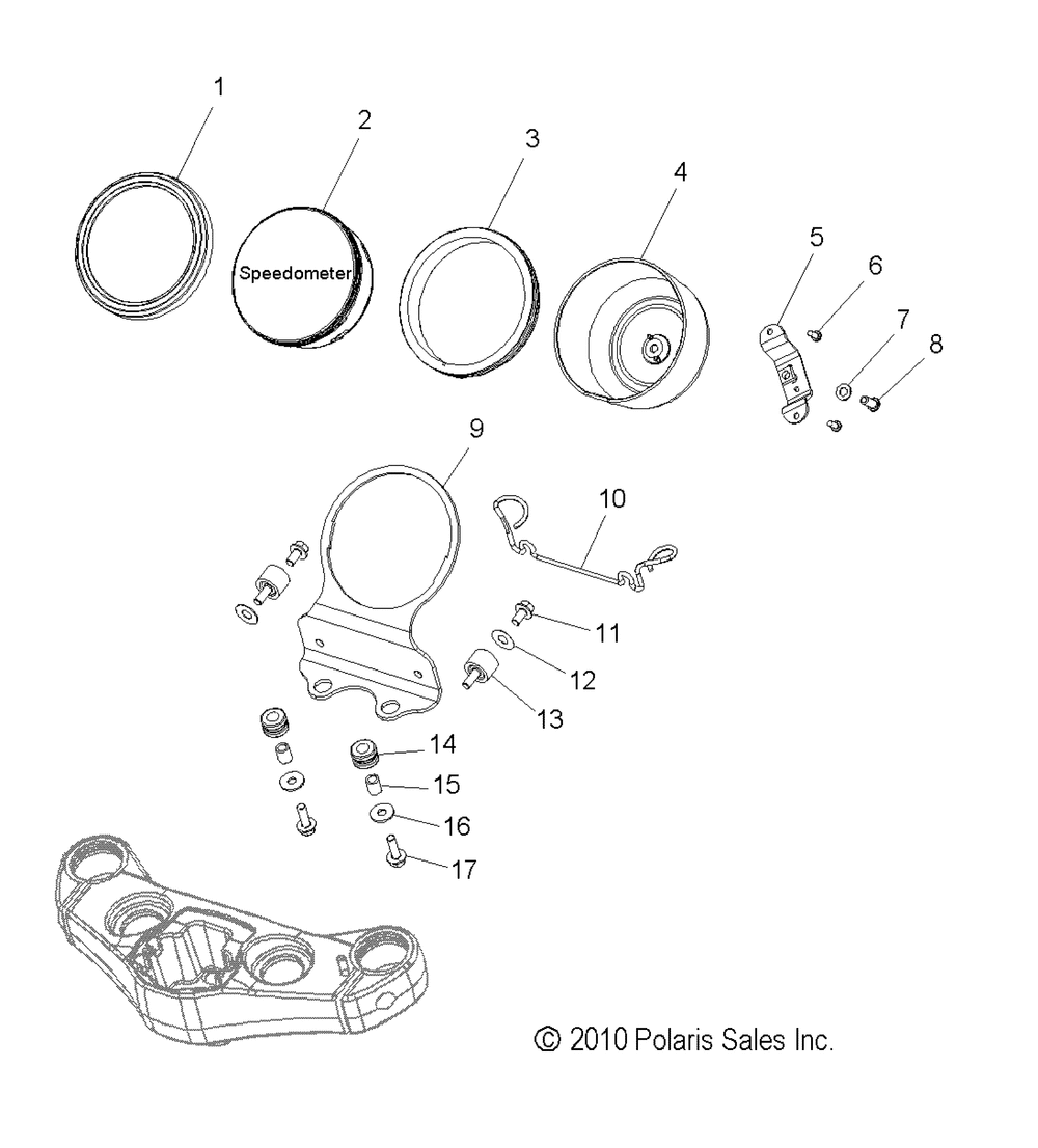 Electrical speedometer - v12xb36 all options