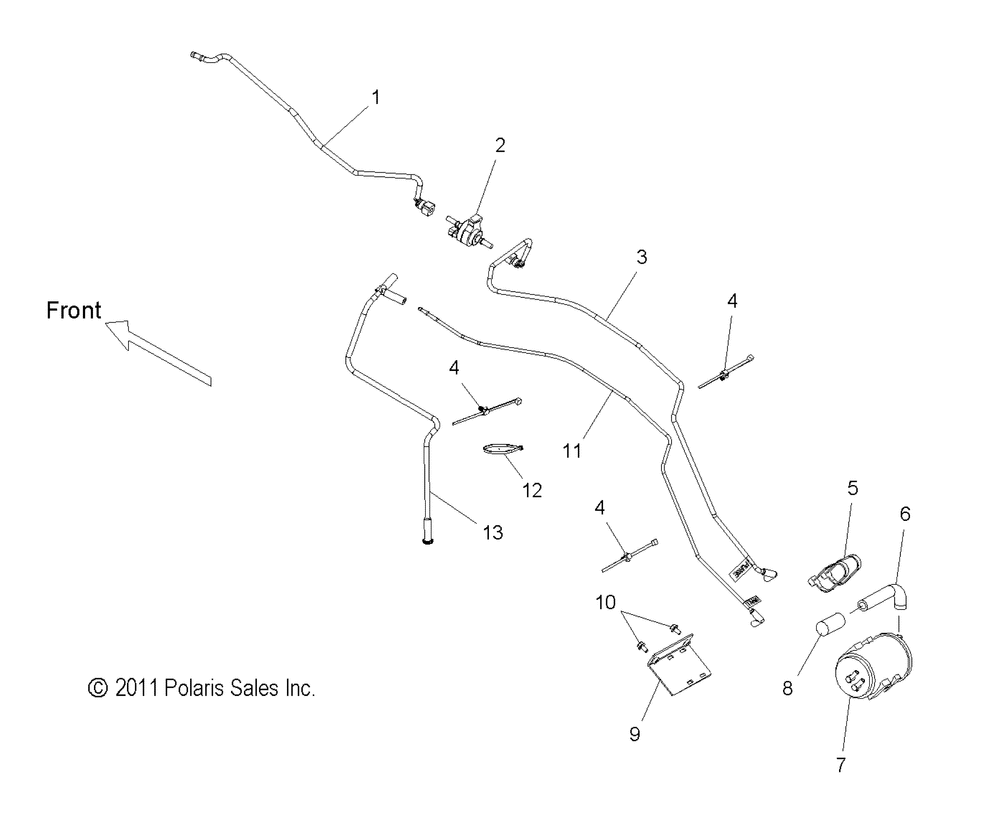 Fuel system evap system - v12tw36_dw36_kw36