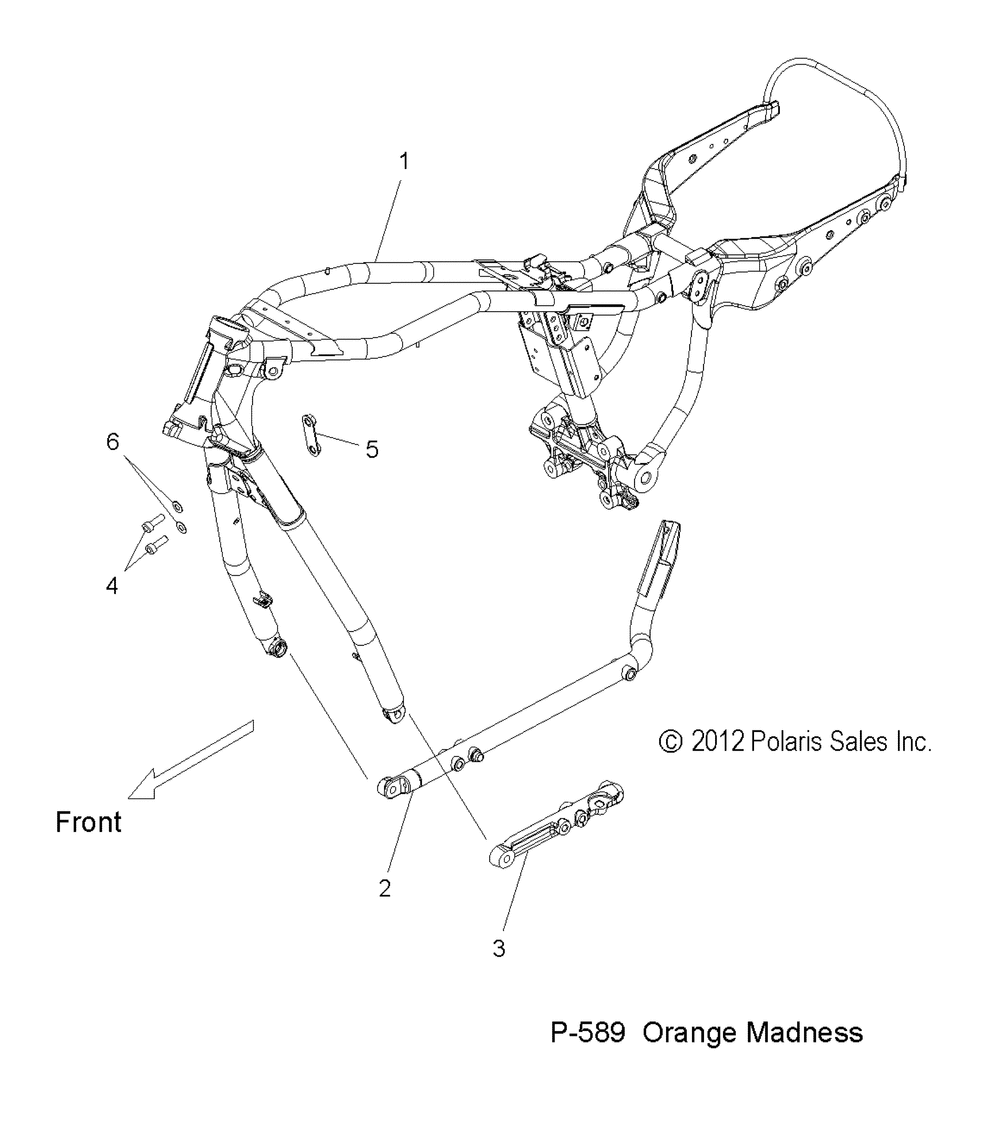 Chassis frame - v13xb36 all options