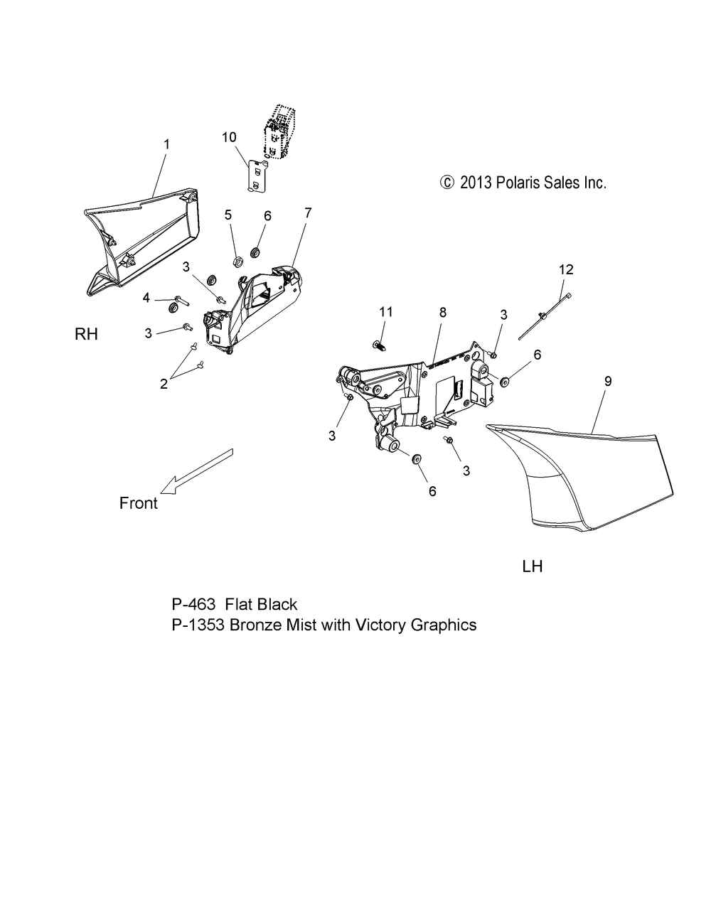 Body side cover - v14ba36_bw36 all options